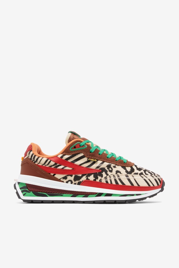 Redwood/red/ Seedpearl Hombre Reno Animal Salida De Fila