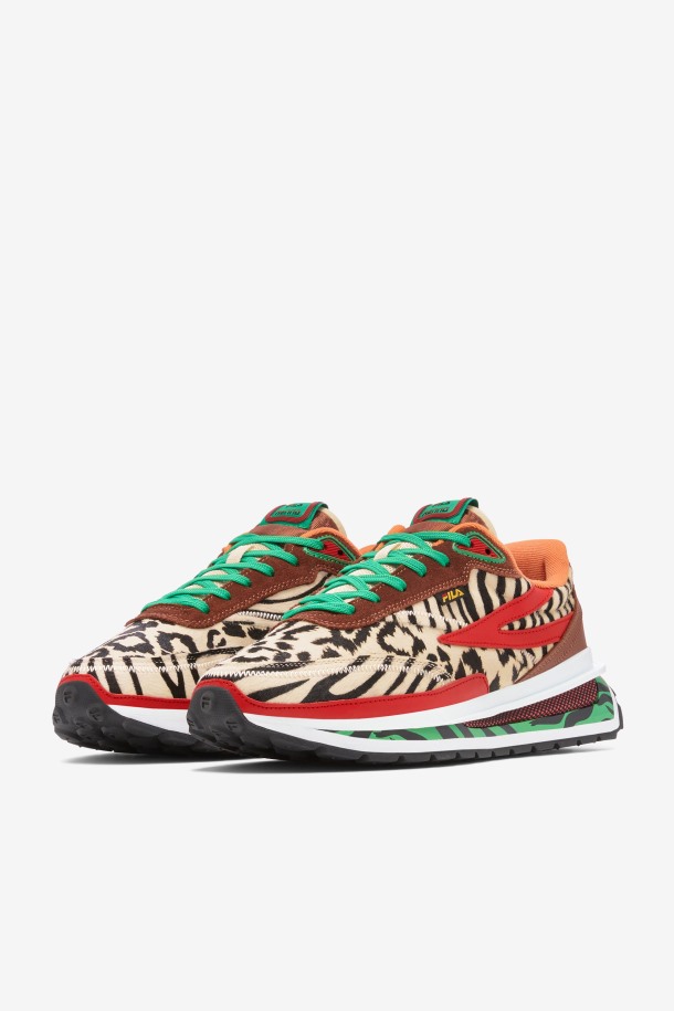 Redwood/red/ Seedpearl Hombre Reno Animal Salida De Fila