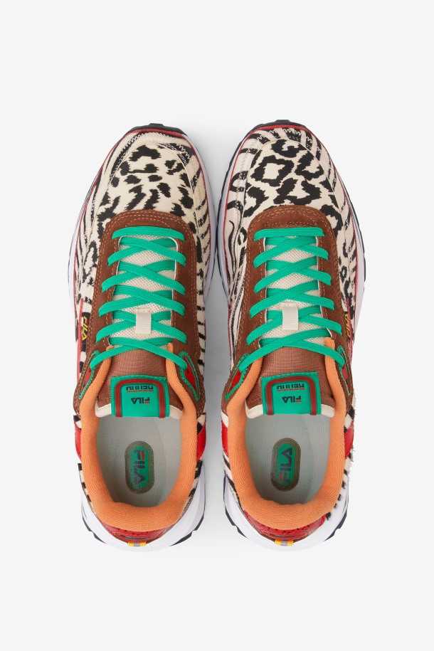 Redwood/red/ Seedpearl Hombre Reno Animal Salida De Fila