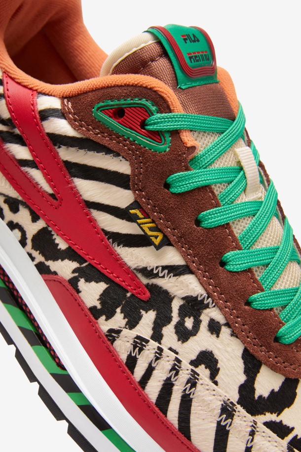 Redwood/red/ Seedpearl Hombre Reno Animal Salida De Fila