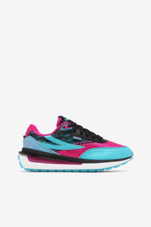 Fila Outlet Negro/rosa Glo/blanco Mujer Renno