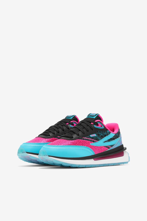 Fila Outlet Negro/rosa Glo/blanco Mujer Renno