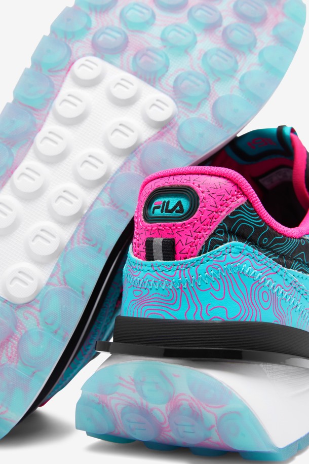 Fila Outlet Negro/rosa Glo/blanco Mujer Renno