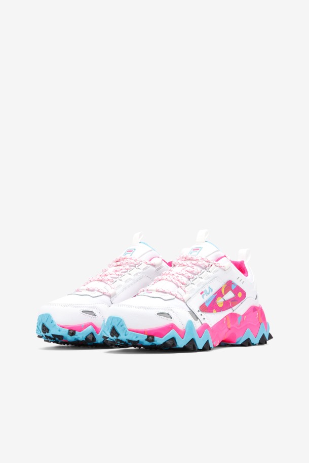 Outlet De Mujer Oakmont Tr Fila White/pink Glo/bluefish