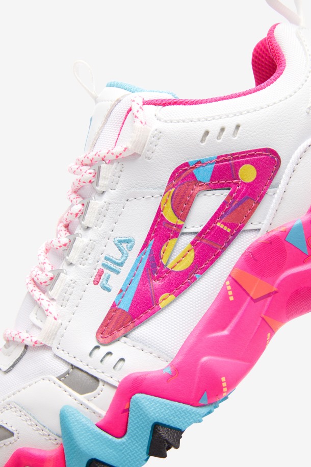 Outlet De Mujer Oakmont Tr Fila White/pink Glo/bluefish