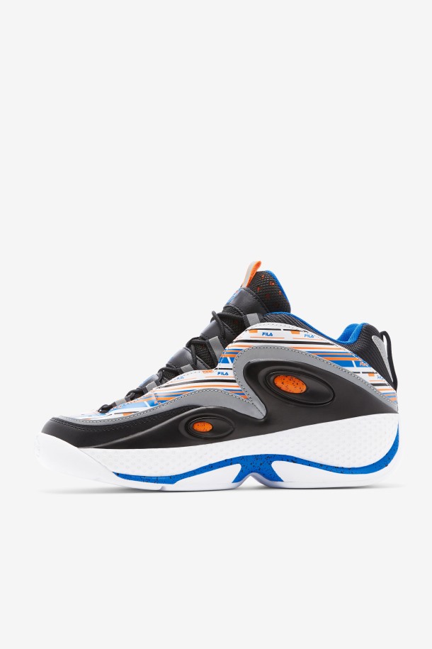 Fila Outlets Blanco/naranja/azul Hombres Grant Hill 3