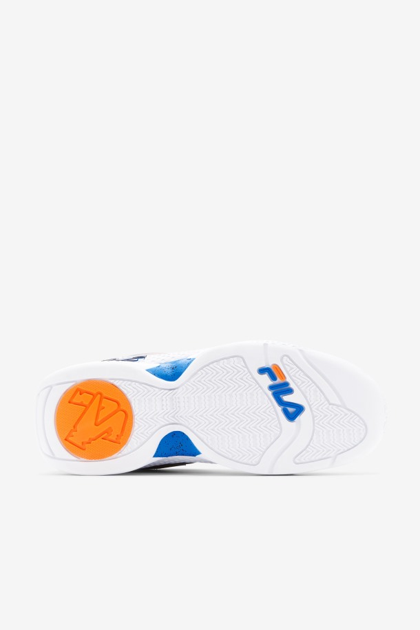 Fila Outlets Blanco/naranja/azul Hombres Grant Hill 3