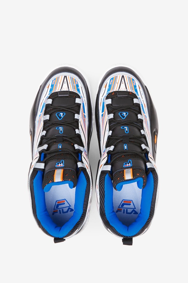Fila Outlets Blanco/naranja/azul Hombres Grant Hill 3