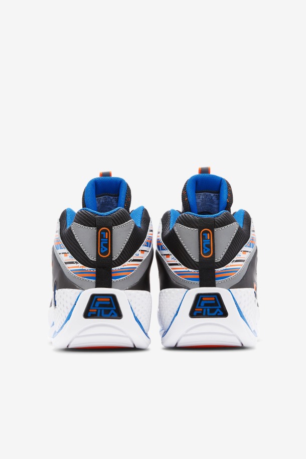 Fila Outlets Blanco/naranja/azul Hombres Grant Hill 3