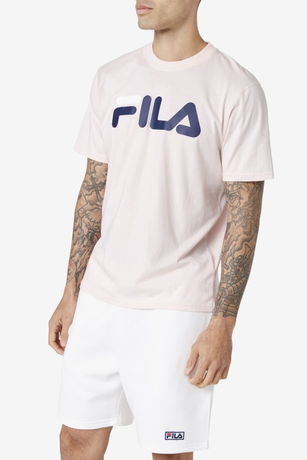 Camiseta Eagle Hombre Rosa/azul Marino/blanco Fila Baratas