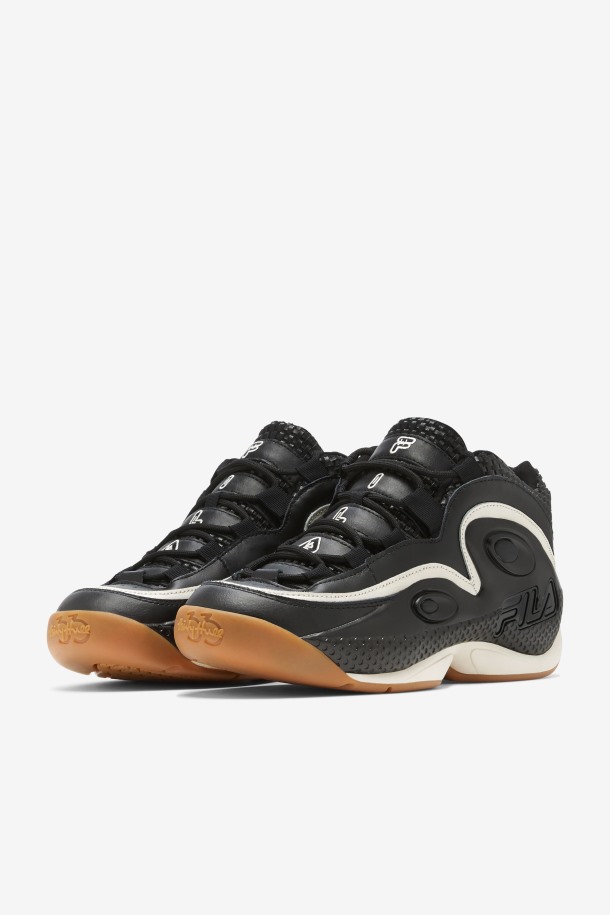 Grant Hill 3 Puntos De Venta Fila Tejidos Negro/gardenia/goma