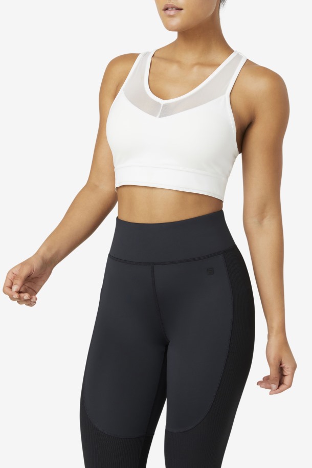 Sujetador Con Espalda Nadadora Uplift De Fila Outlets Blanco