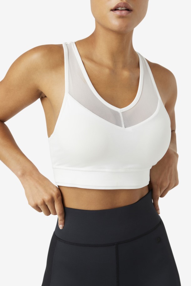 Sujetador Con Espalda Nadadora Uplift De Fila Outlets Blanco