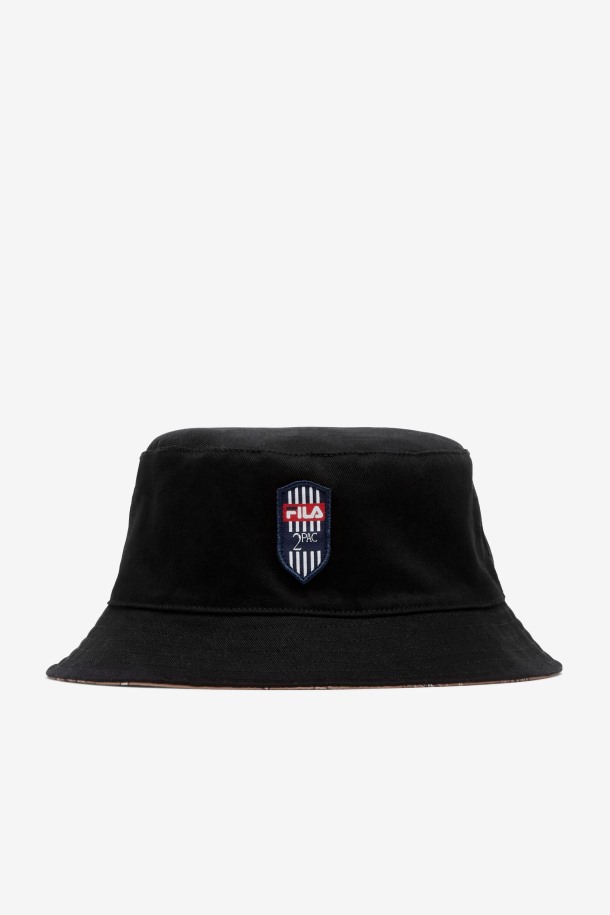 Gorra 2pac Negra/marrón Tabaco Fila Outlet