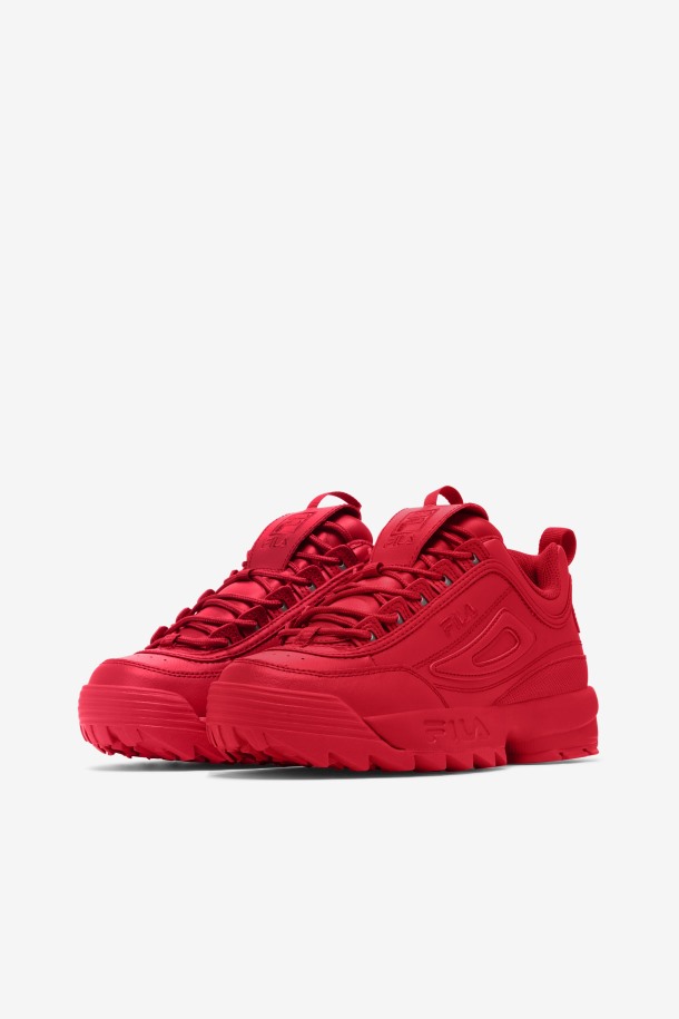 Zapatillas Fila Mujer Disruptor 2 Premium Rojas