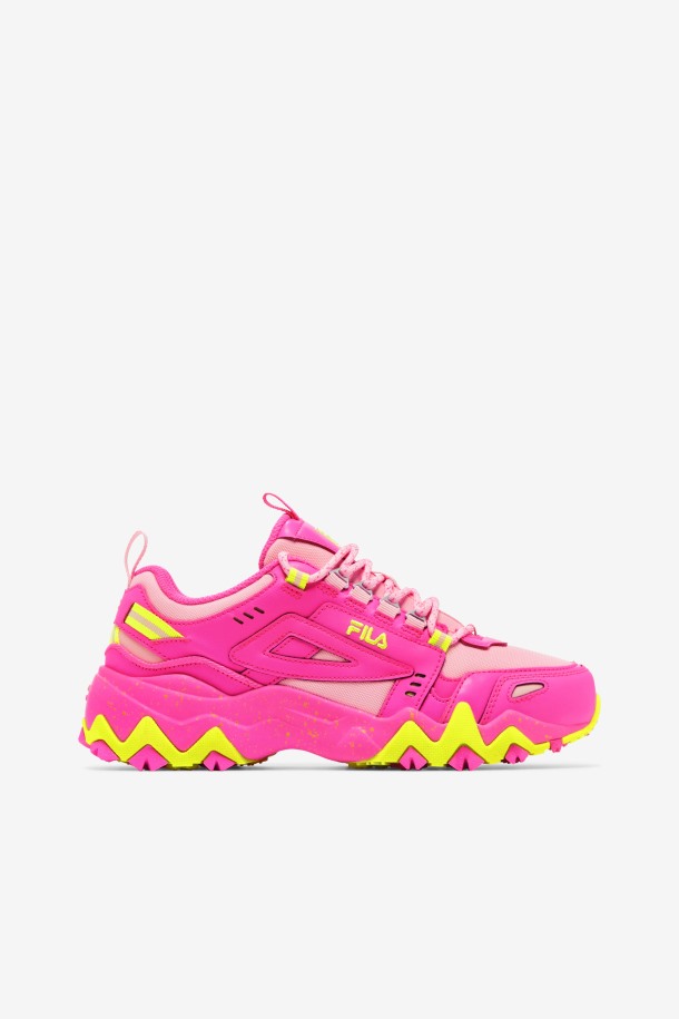 Fila Mujer Oakmont Tr Rosa/almendro En Flor/amarillo