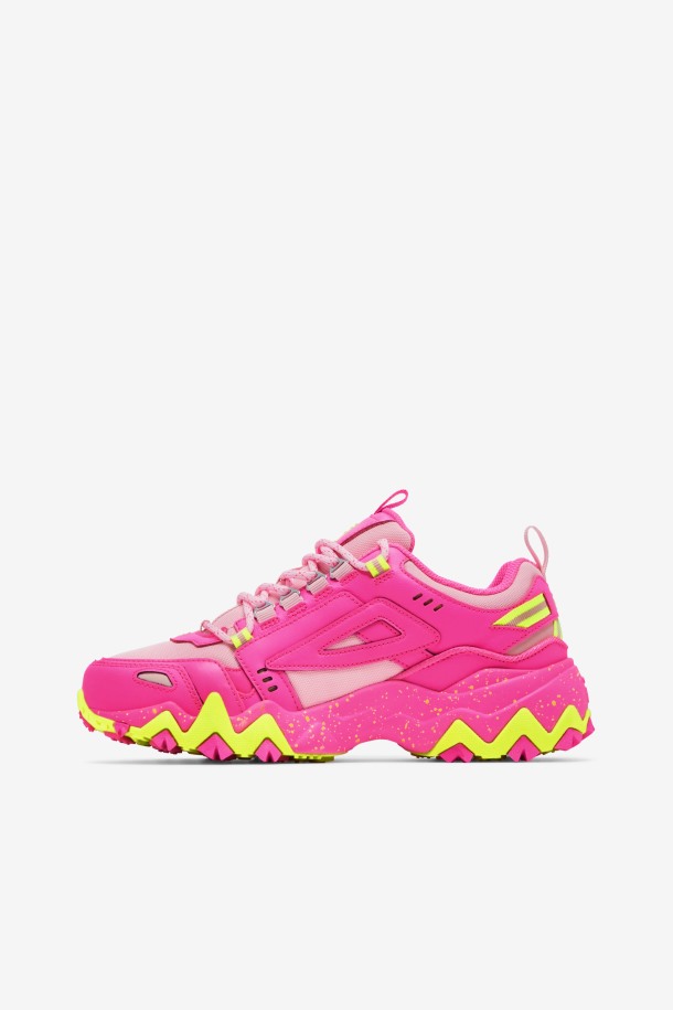 Fila Mujer Oakmont Tr Rosa/almendro En Flor/amarillo