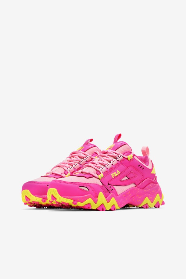 Fila Mujer Oakmont Tr Rosa/almendro En Flor/amarillo