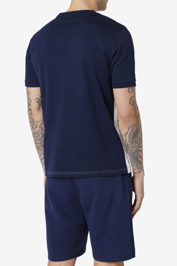 Blanco/azul Marino/azul Fuerte/rojo Exento De Puntos De Venta Fila Crew