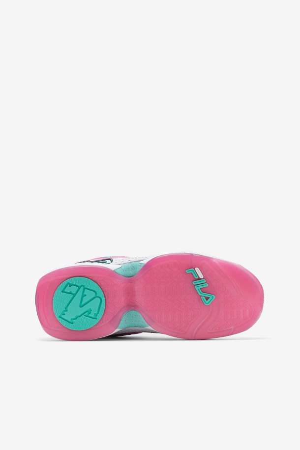 Fila Outlets Blanco/rosa/cacatúa Mujer Grant Hill 3