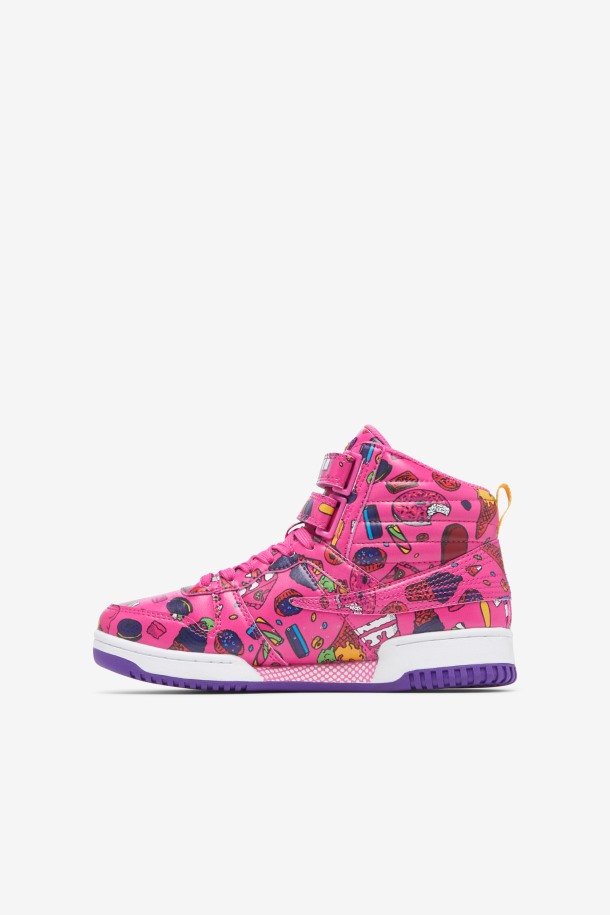 Sugar Plum/purple/limon Fila Outlets Niños Grandes F-14