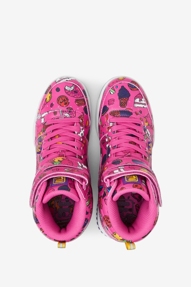 Sugar Plum/purple/limon Fila Outlets Niños Grandes F-14