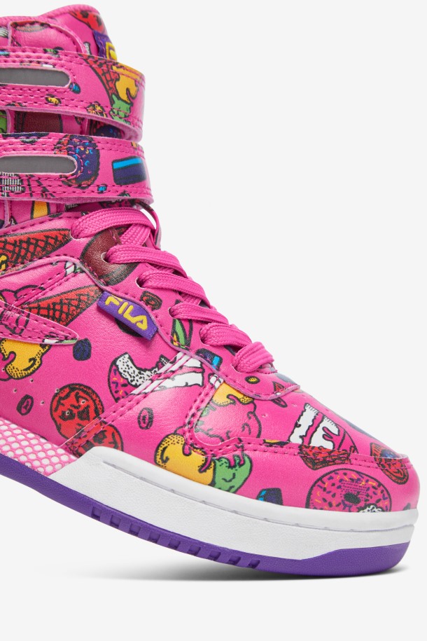 Sugar Plum/purple/limon Fila Outlets Niños Grandes F-14