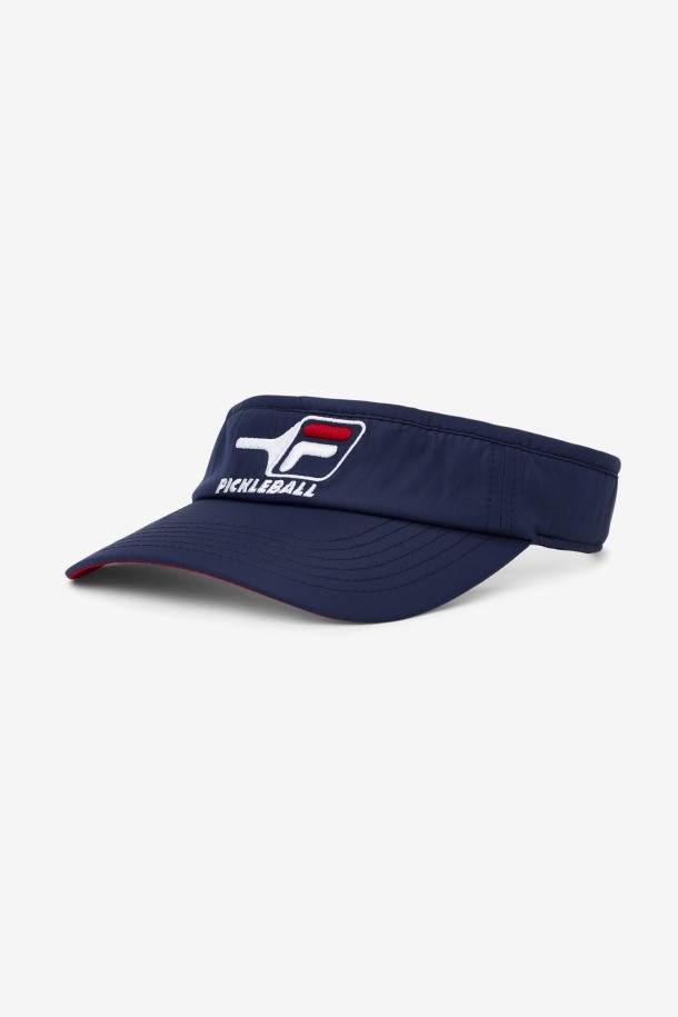 Fila Outlets Azul Marino/rojo Pickleball Visera