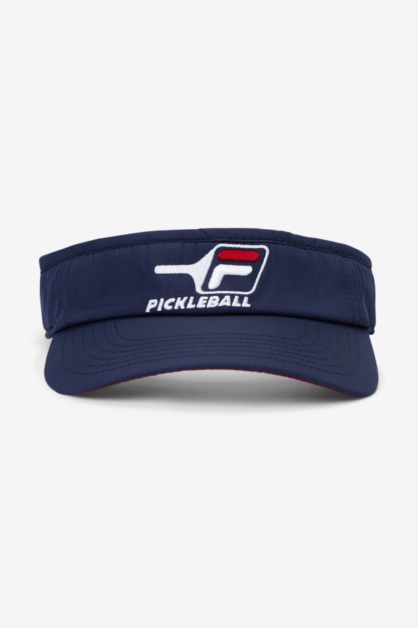 Fila Outlets Azul Marino/rojo Pickleball Visera