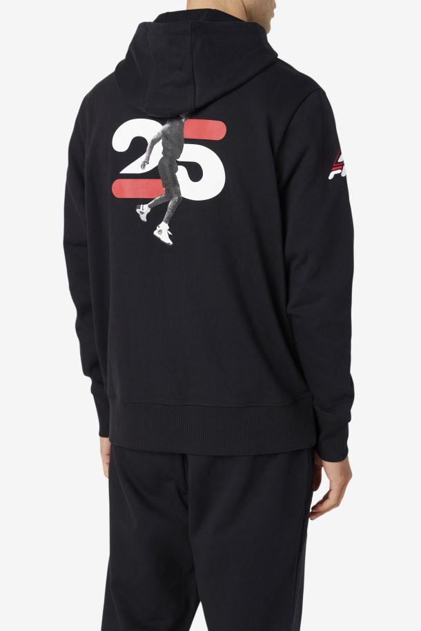 Grant Hill Lazarus Sudadera Con Capucha Negro Fila Outlet