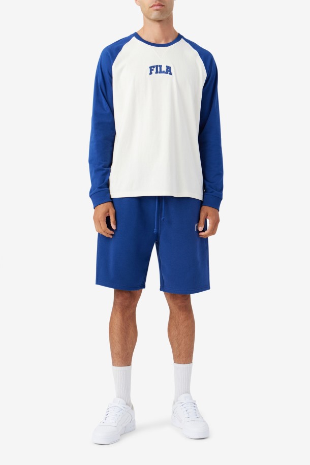 Camiseta Fila Outlet Chet Raglan Gardenia/azul