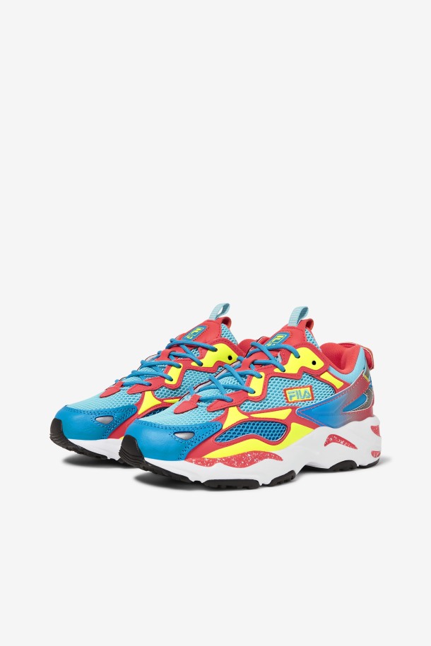 Ray Tracer De Mujer Apex Fila Outlet Bluefish/amarillo/coral Fiery