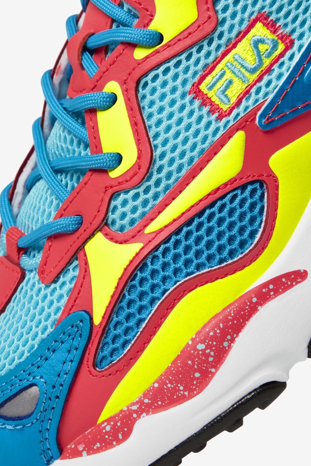 Ray Tracer De Mujer Apex Fila Outlet Bluefish/amarillo/coral Fiery