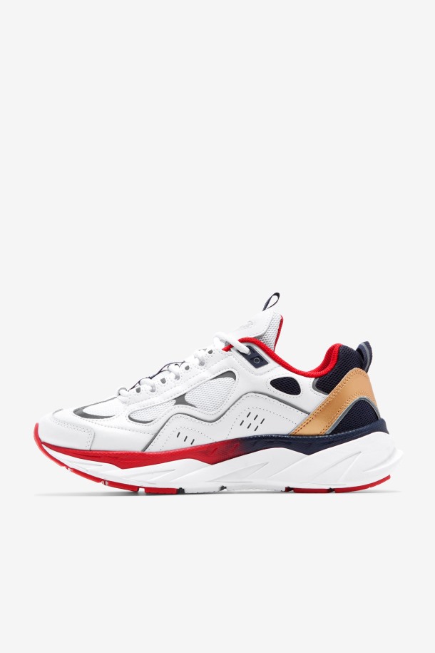 Blanco/azul/rojo Fila Outlet Hombre Trigate