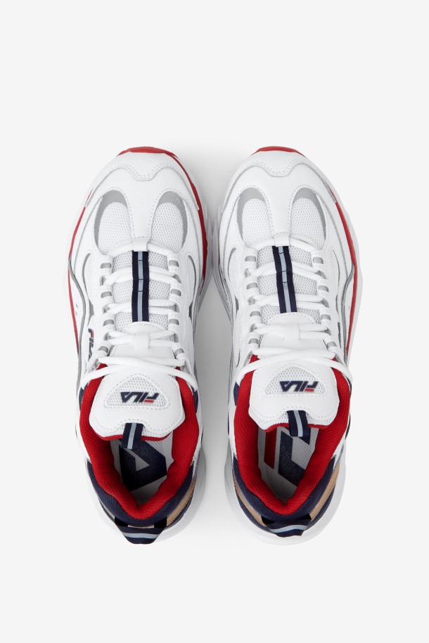 Blanco/azul/rojo Fila Outlet Hombre Trigate