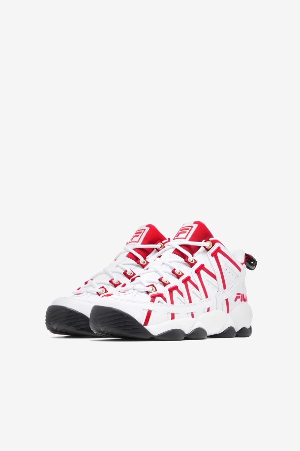 Blanco/rojo/negro Fila Outlets Stackhouse Para Niños Pequeños
