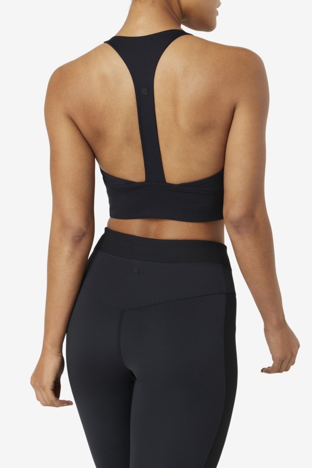 Sujetador Deportivo Uplift T-back Fila Outlets Negro