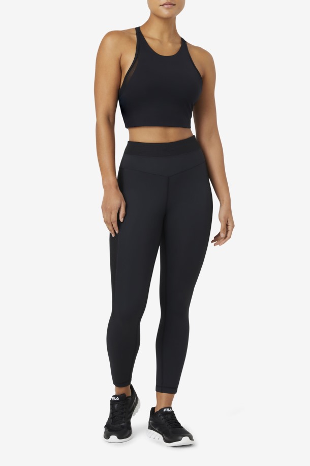Sujetador Deportivo Uplift T-back Fila Outlets Negro