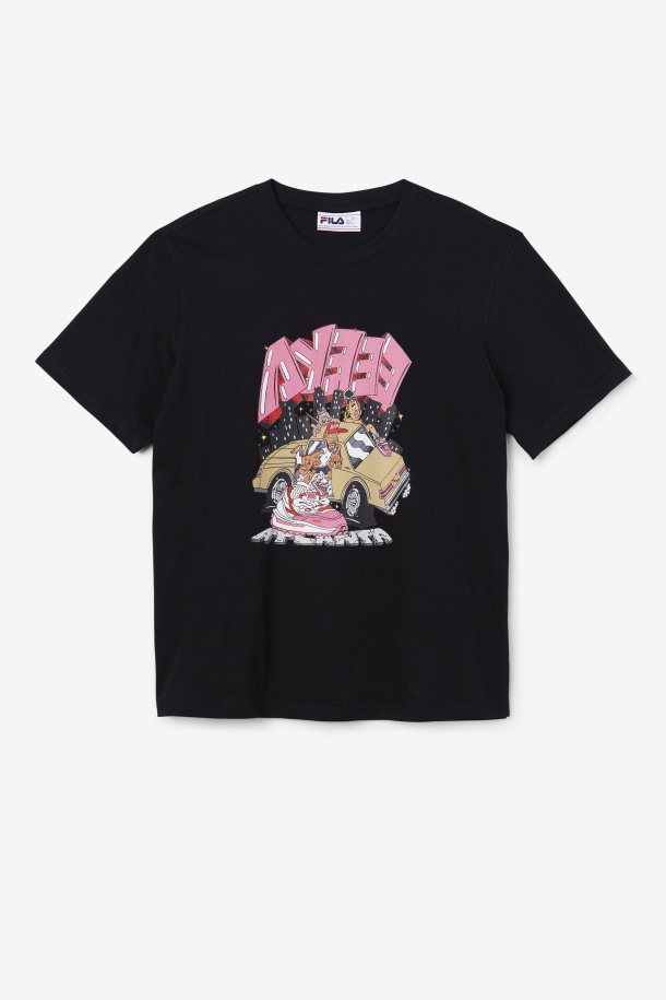 Camiseta Fila Outlets Negra Vulk