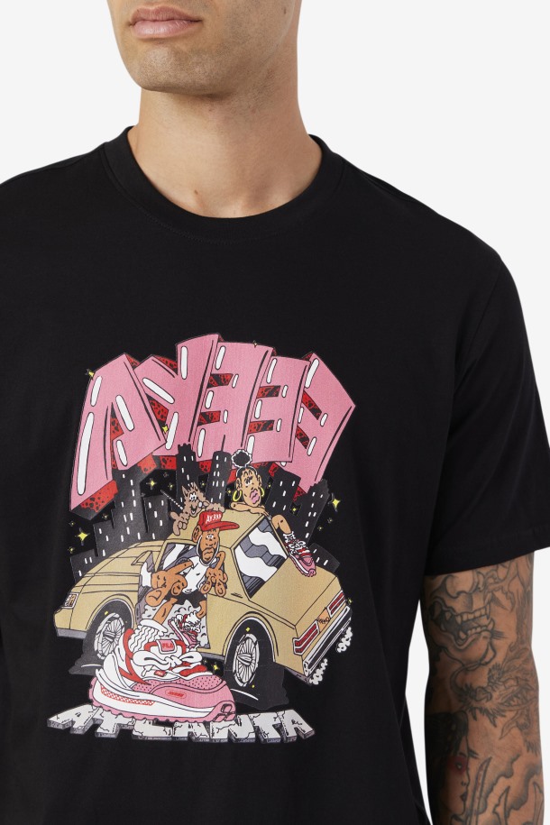 Camiseta Fila Outlets Negra Vulk