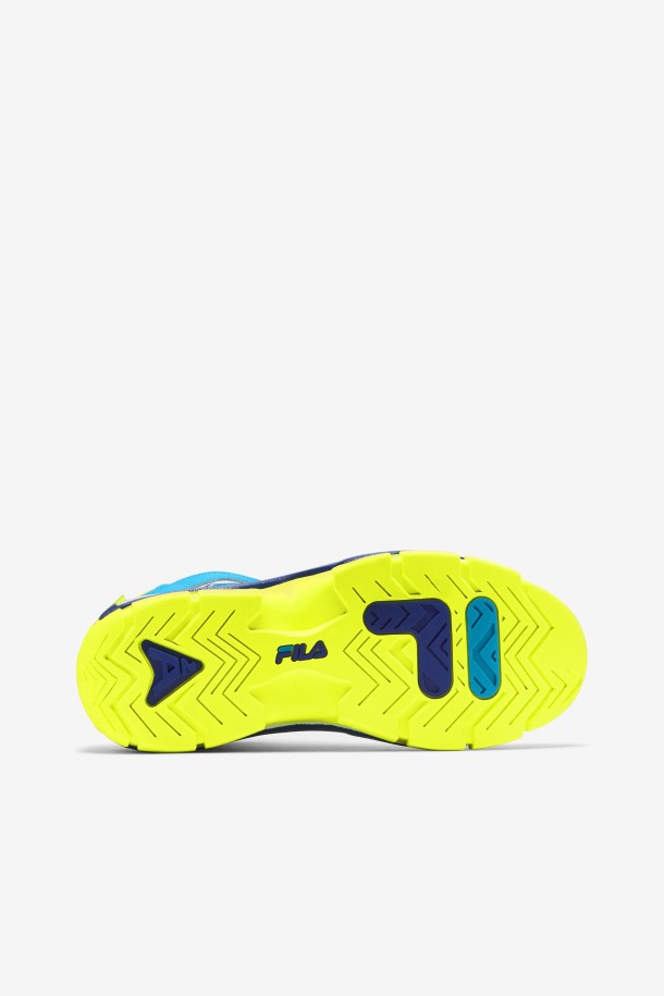 Azul Atómico/amarillo/blanco Mujer Grant Hill 2 Fila Outlet