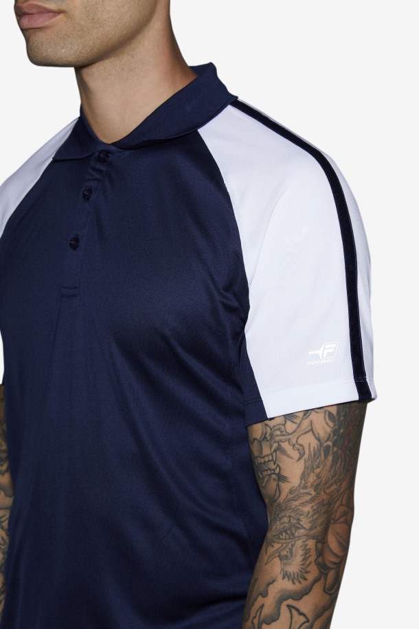Pickleball Polo Azul Marino/blanco Fila Outlet