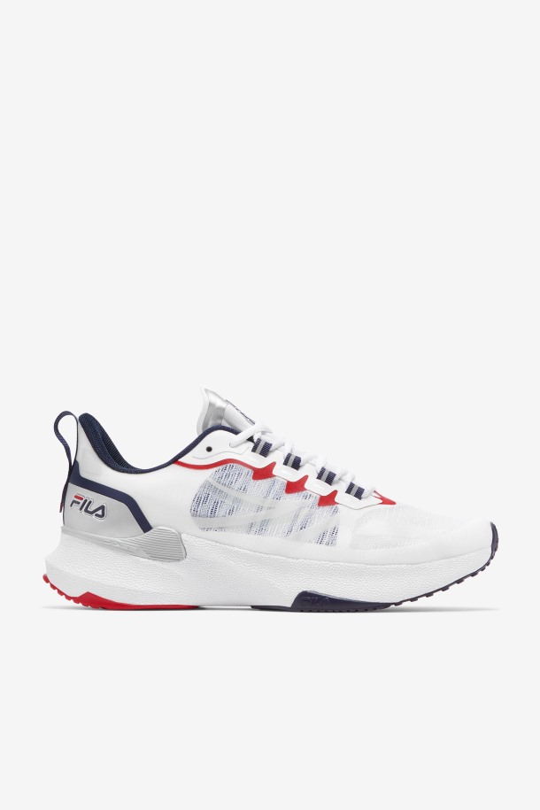 Zapatillas Fila Tactik 5 Impulse Blanco/azul Marino/rojo