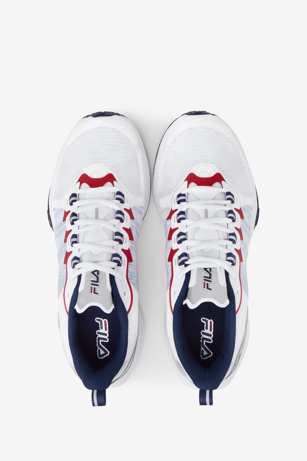 Zapatillas Fila Tactik 5 Impulse Blanco/azul Marino/rojo