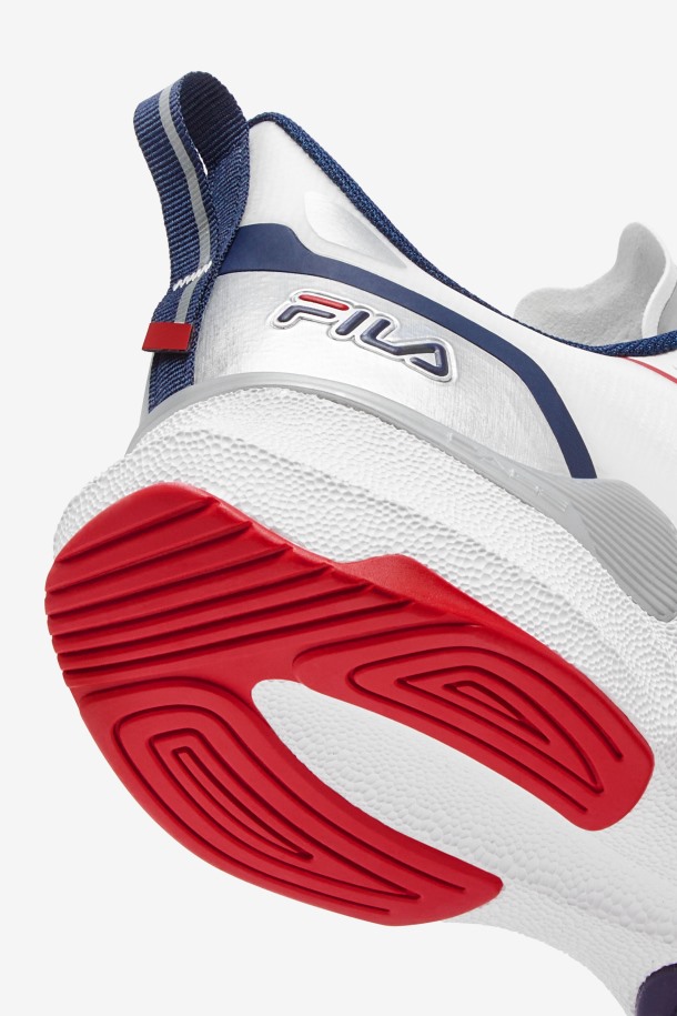 Zapatillas Fila Tactik 5 Impulse Blanco/azul Marino/rojo