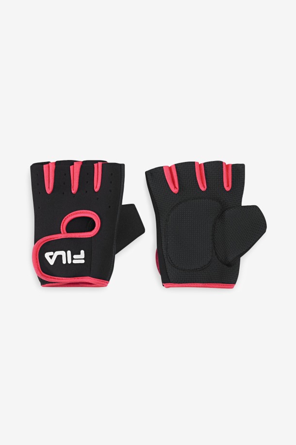 Fila Outlets Negro/rosa Guantes Fitness Mujer S/m