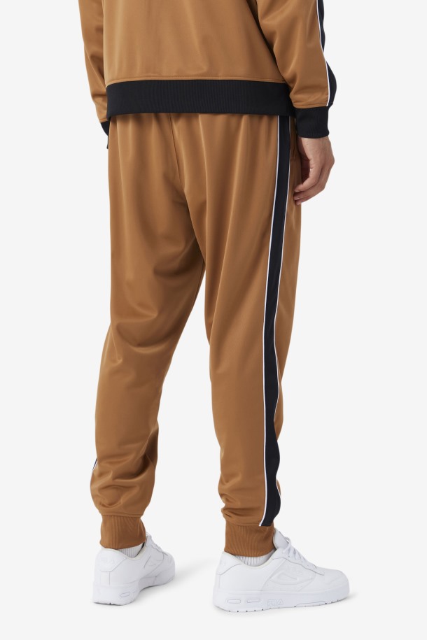 Pantalón De Chándal 2pac Marrón Tabaco/blanco Ofertas Fila