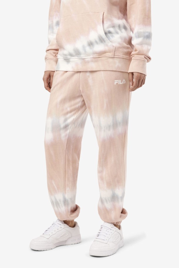 Fila Outlets Raleigh Tie Dye Jogger Gardenia/blanco/belgian Block