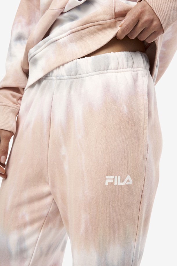 Fila Outlets Raleigh Tie Dye Jogger Gardenia/blanco/belgian Block