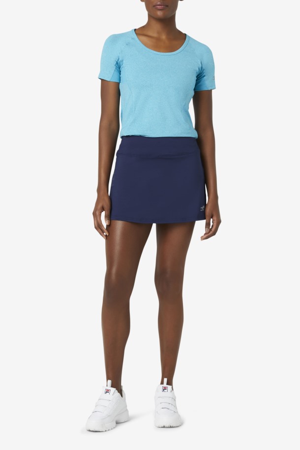 Pantalón Corto Con Cola Volantes Pickleball Azul Marino Outlet